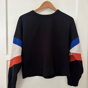 ba&sh Black Zip-Up Top